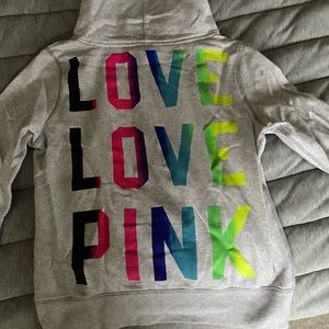 Off white colored tye dye PINK sweatshirt 💕